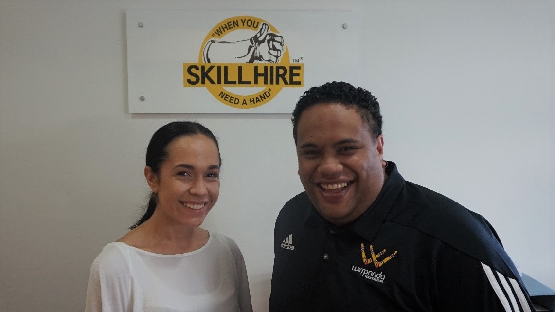 Jacinta's first day at Skill Hire!
